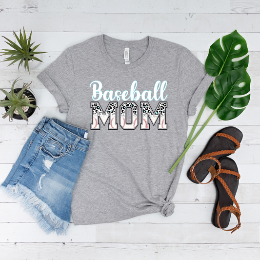 Leopard Baseball Mom