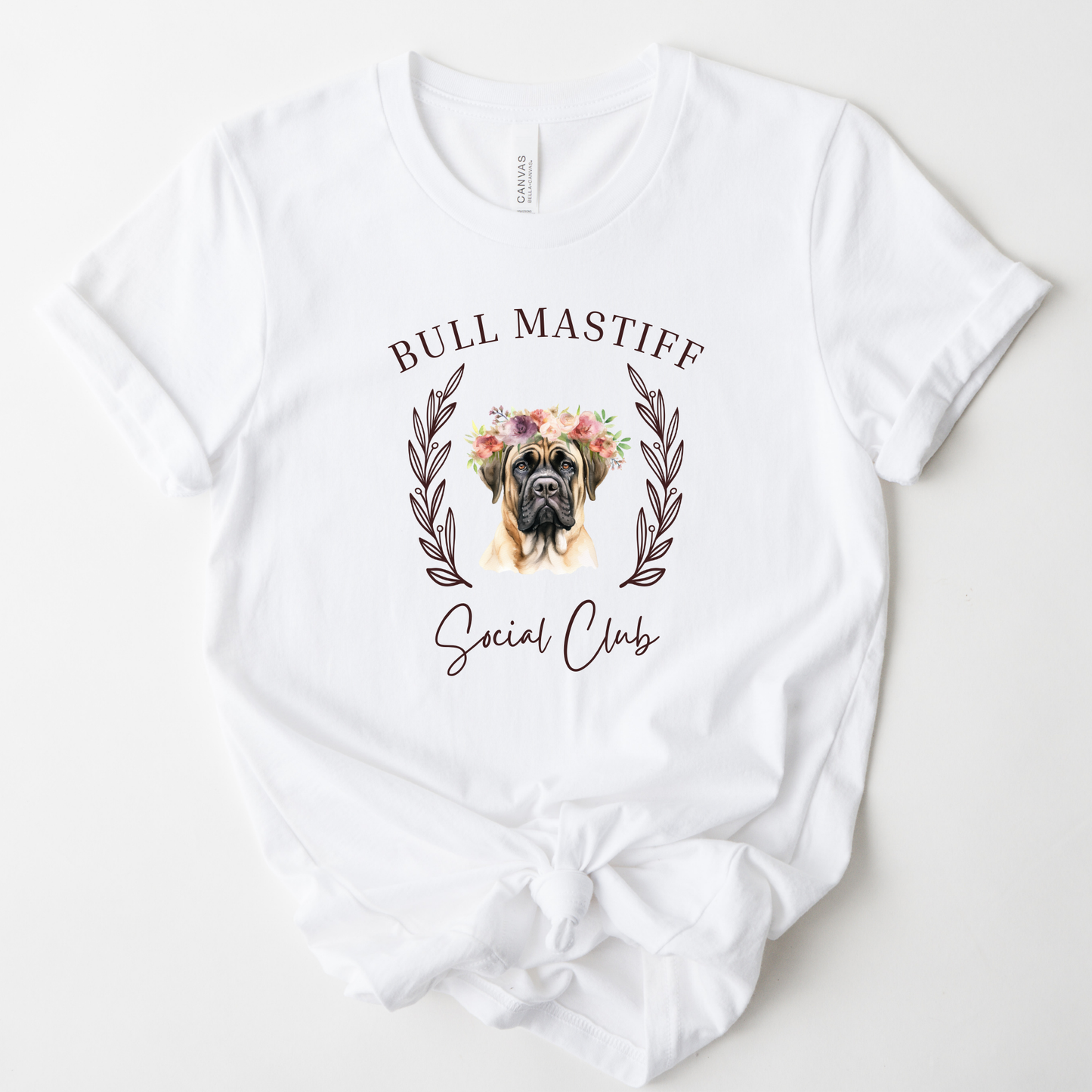 Bull Mastiff Floral Social Club