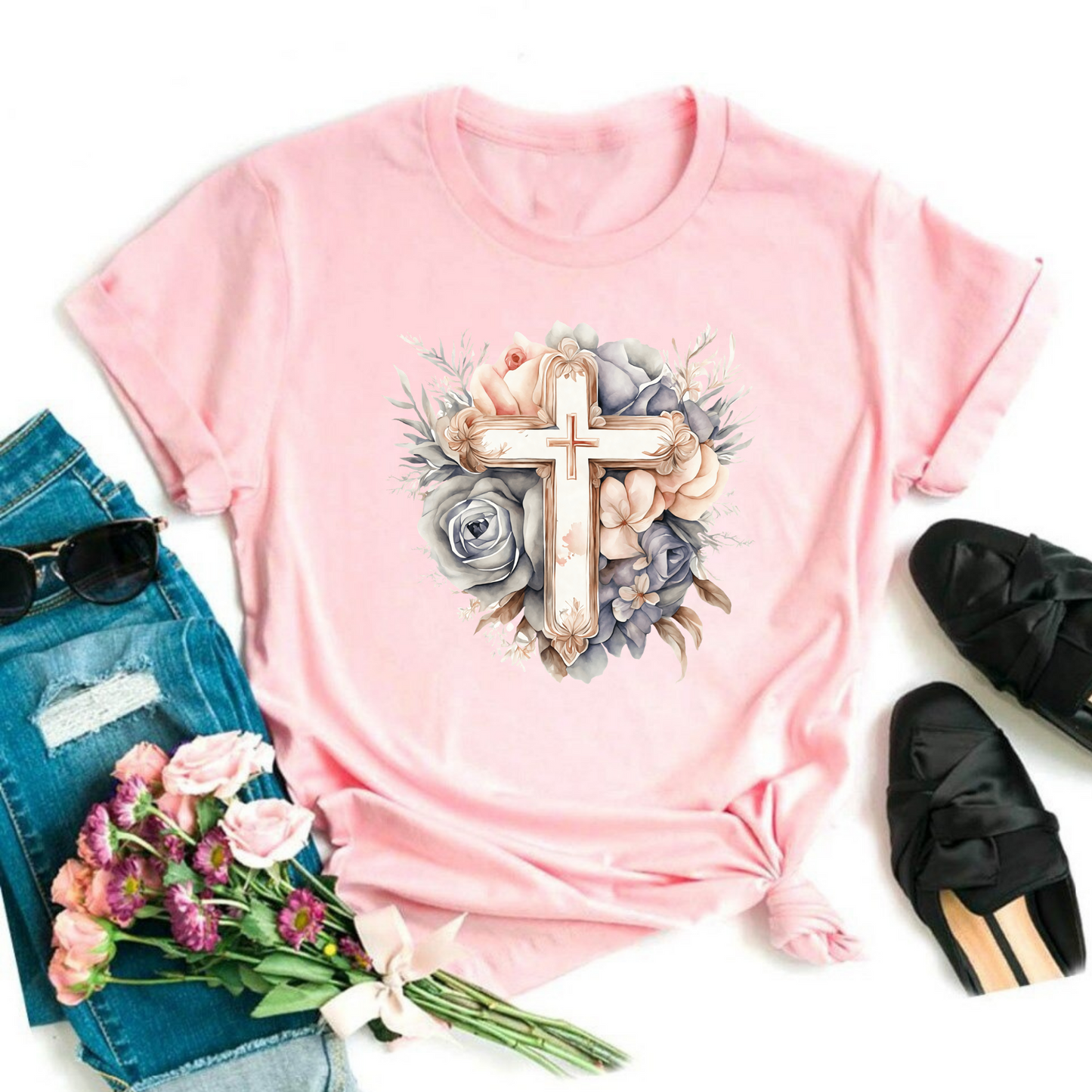 Floral Cross