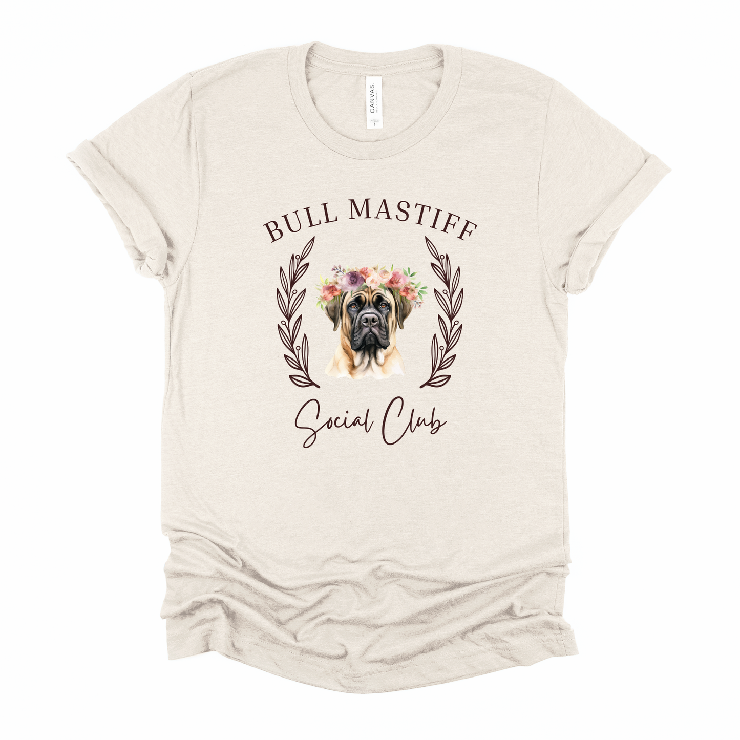 Bull Mastiff Floral Social Club