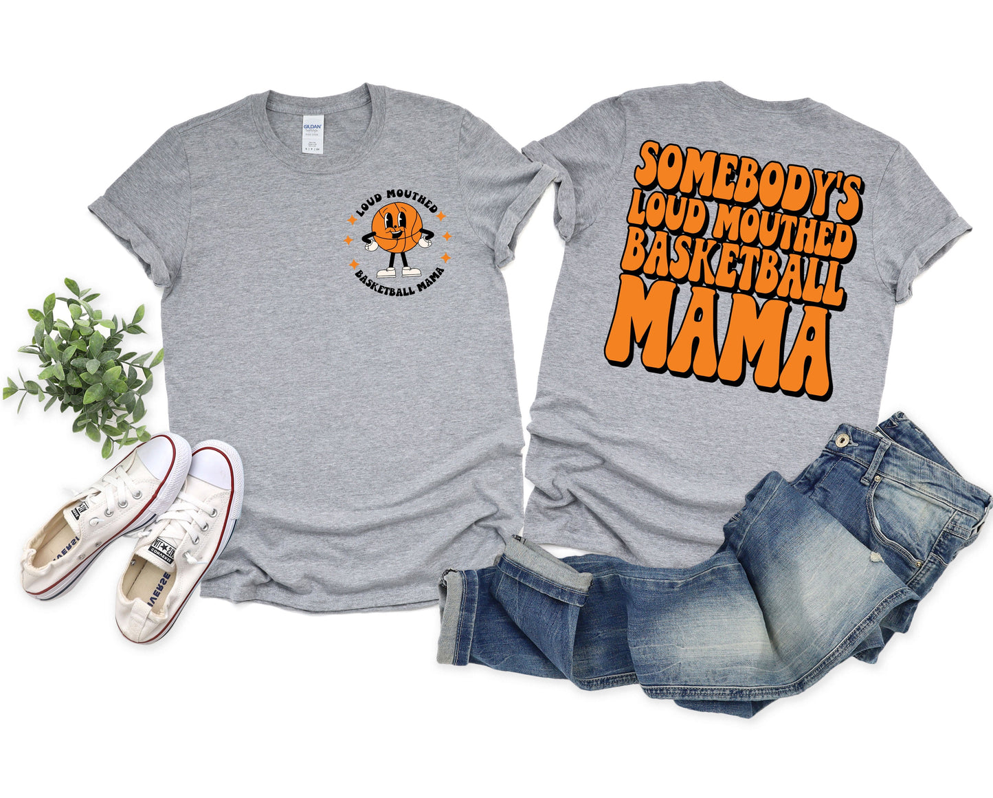 Loud Mouthed Basketball Mama