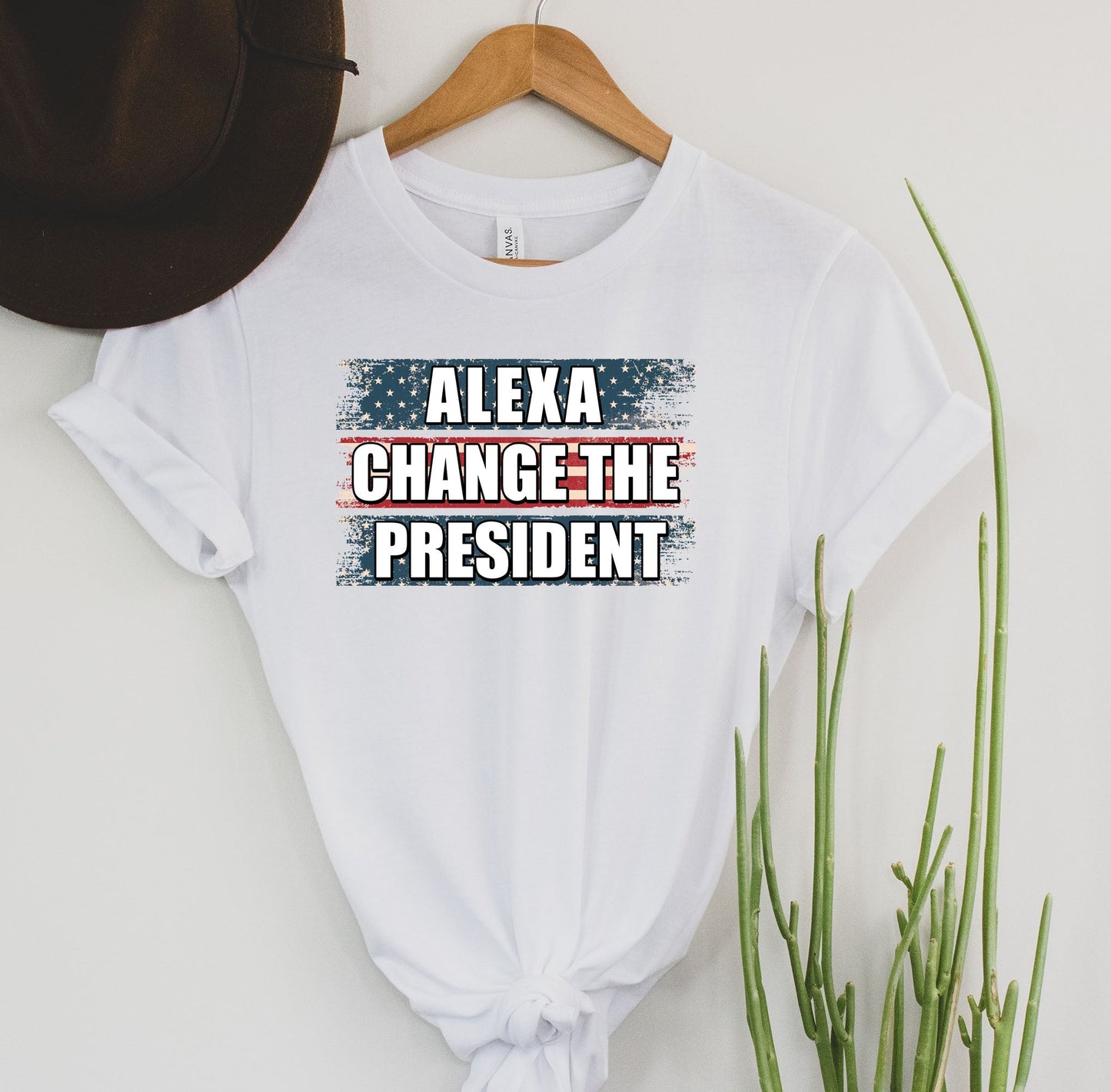 Alexa, change the president