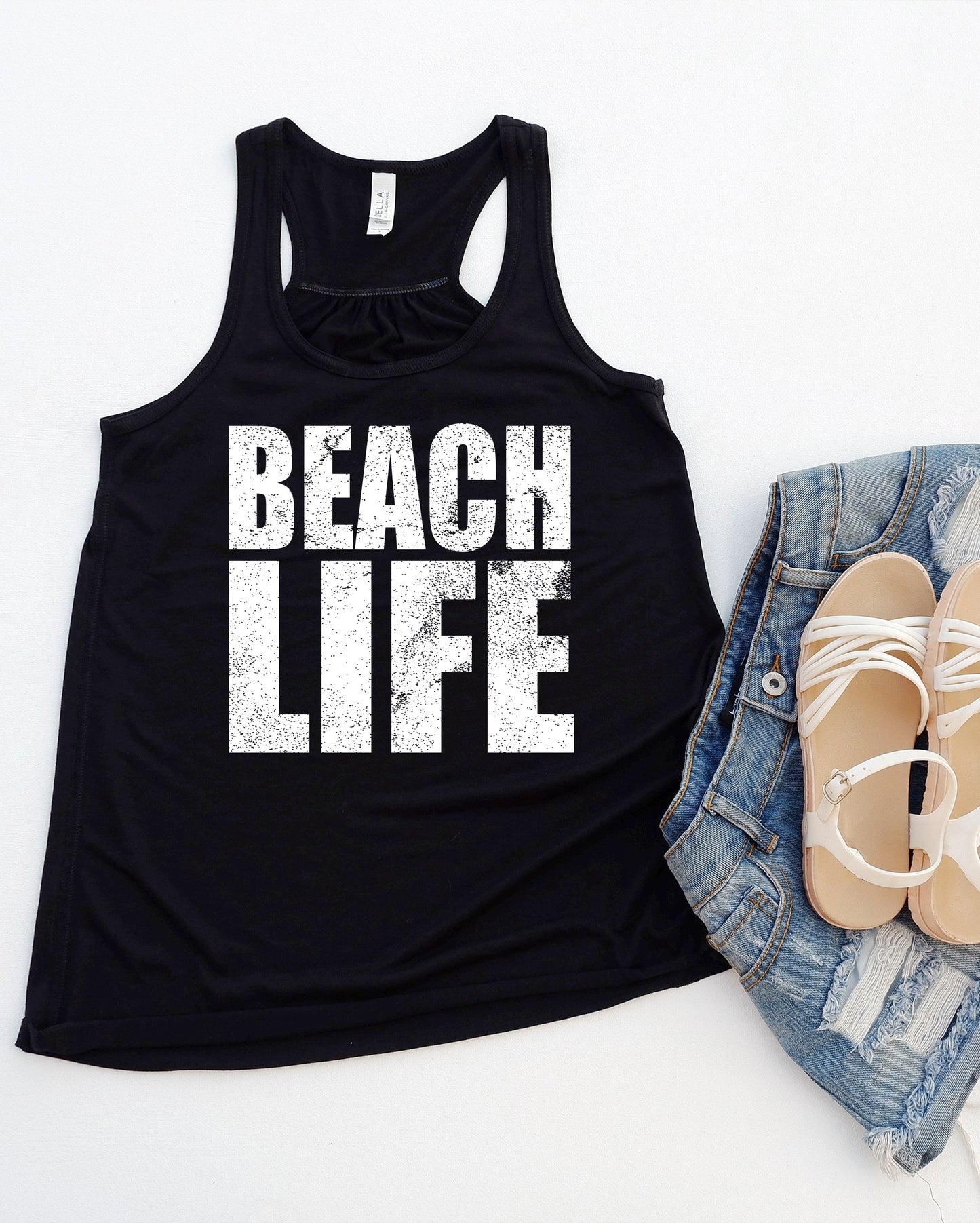 Beach Life Distressed