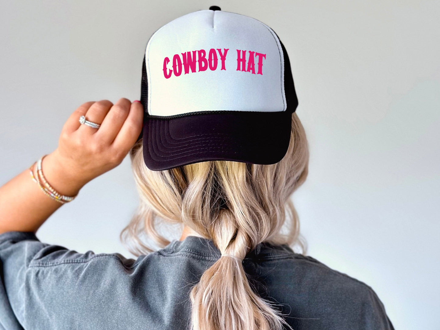 Cowboy Hat Trucker Hat