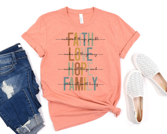 Faith Love Hope Family