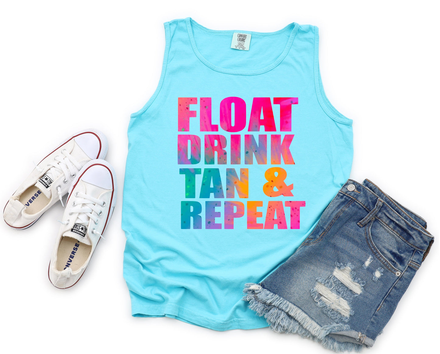 Float Drink Tan Repeat