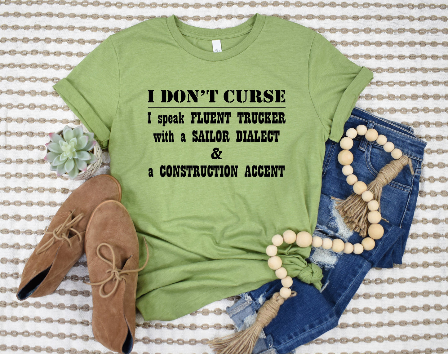 I don't curse