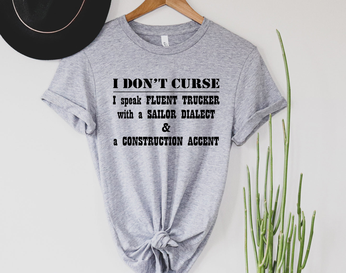 I don't curse