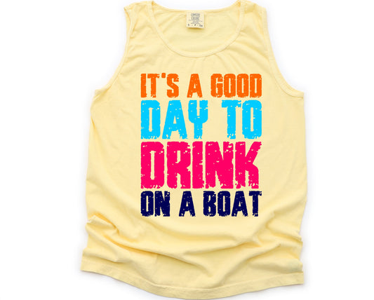 It's a Good Day to Drink on a Boat