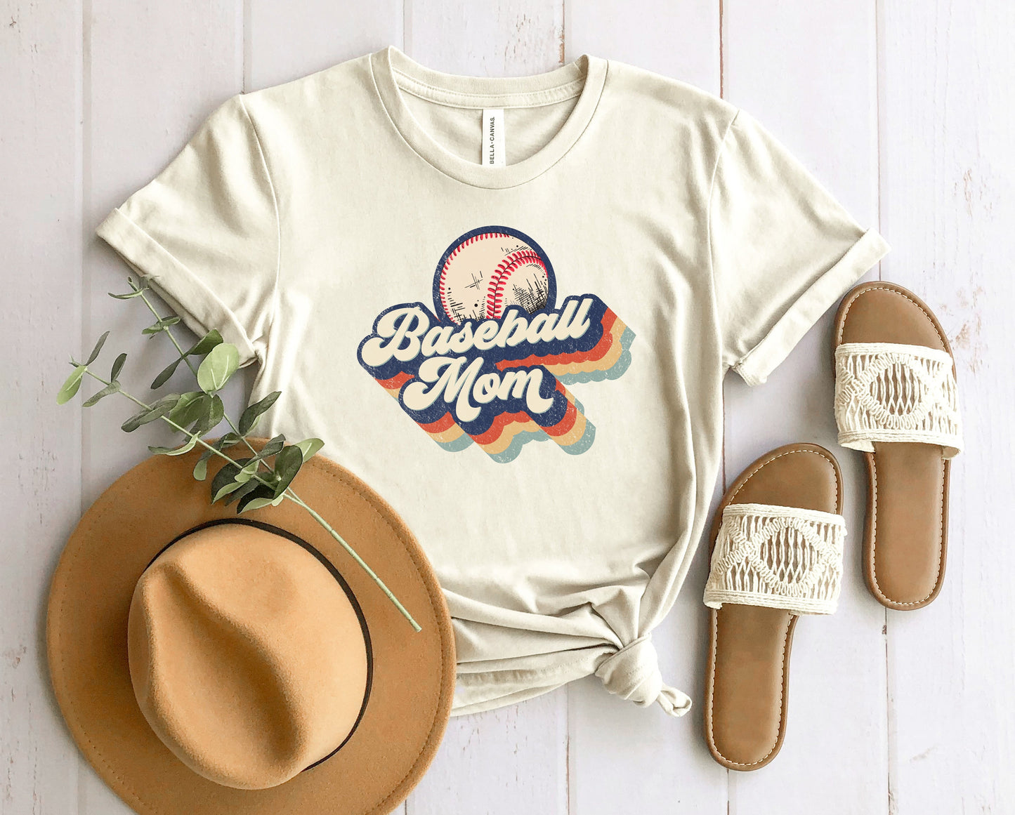 Retro Baseball mom