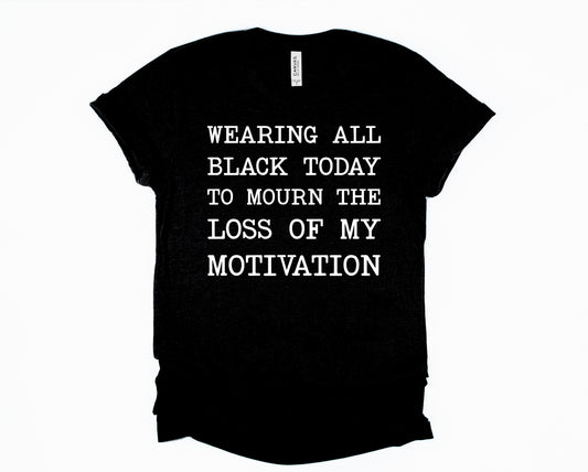 Wearing All Black Today