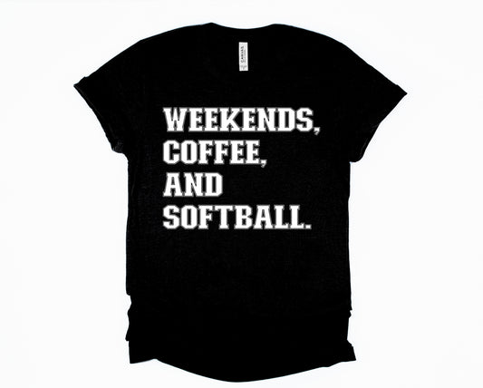 Weekends coffee softball